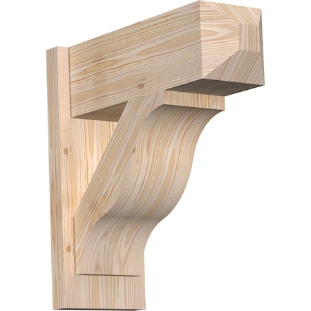 Ekena Millwork Funston Smooth Craftsman Outlooker, Douglas Fir, 7 1/2"W x 20"D x 20"H OUT08X20X20FST04SDF